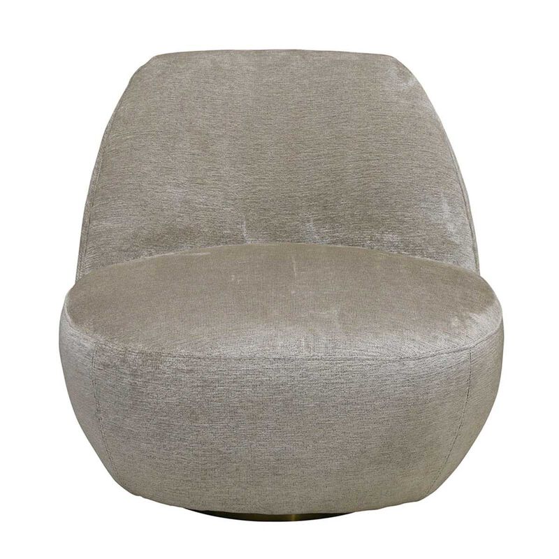 Baxter Tobias Swivel Chair - Warm Grey image number 3